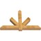 Ekena Millwork Kennewick Rough Sawn Timber Gable Bracket, Western Red Cedar, 72"W x 48"H x 6"D x 6"F, 16/12 Pitch GBW072X48X0606KEN00RWR - alternate 3